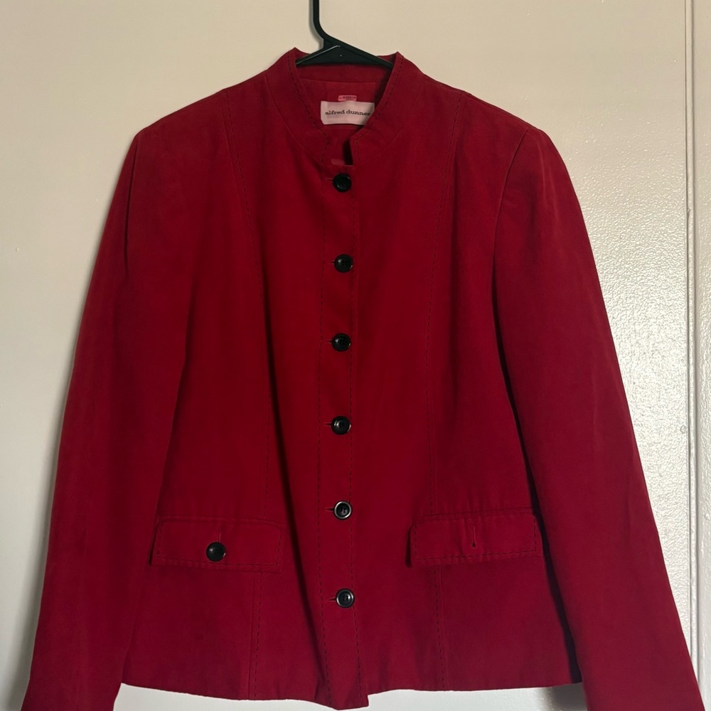 Coldwater Creek Scarlet Buttoned Blazer